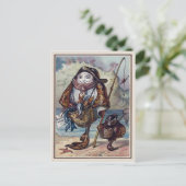  Victoriaans vis Briefkaart (Staand voorkant)