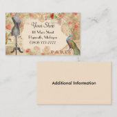 Victoriaans Visitekaartje (Voorkant / Achterkant)