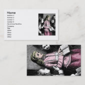 Victoriaans Visitekaartje (Voorkant / Achterkant)