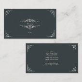 Victoriaans Visitekaartje (Voorkant / Achterkant)