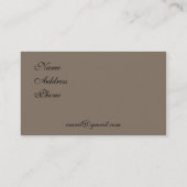 Victoriaans Visitekaartje (Achterkant)