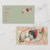 Victoriaans Visitekaartje (Voorkant / Achterkant)