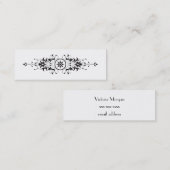 Victoriaans visitekaartje contactkaartje (Voorkant / Achterkant)