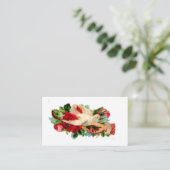 Victoriaans visitekaartje - Moge de vreugde om je  (Staand voorkant)