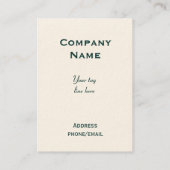  Victoriaans Visitekaartje schuifvenster (Achterkant)