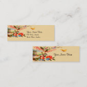  Victoriaans Visitekaartje van Floral Skinny (Voorkant / Achterkant)