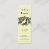 Victoriaans Visitekaartje voor ventilatorwinkel (Achterkant)