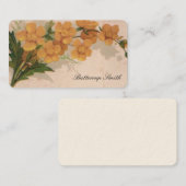 Victoriaans visitekaartjes - Buttercups (Voorkant / Achterkant)