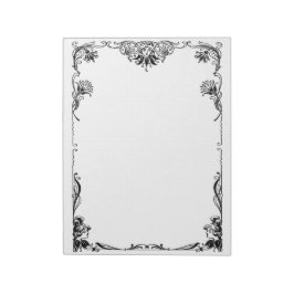 Victoriaans visum en wijngrens notitieblok