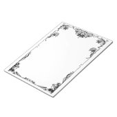 Victoriaans visum en wijngrens notitieblok (Schuin)