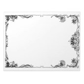 Victoriaans visum en wijngrens notitieblok (Voorkant)