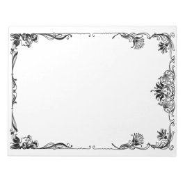 Victoriaans visum en wijngrens notitieblok