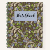 Victoriaans  viszegens met Vlaamse ketchbook Notitieboek (Voorkant)