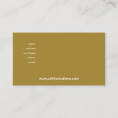 Victoriaans Vlaams visitekaartje van de douaneontw (Achterkant)