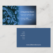 Victoriaans Vlaams visitekaartje van de douaneontw (Voorkant / Achterkant)