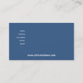 Victoriaans Vlaams visitekaartje van de douaneontw (Achterkant)