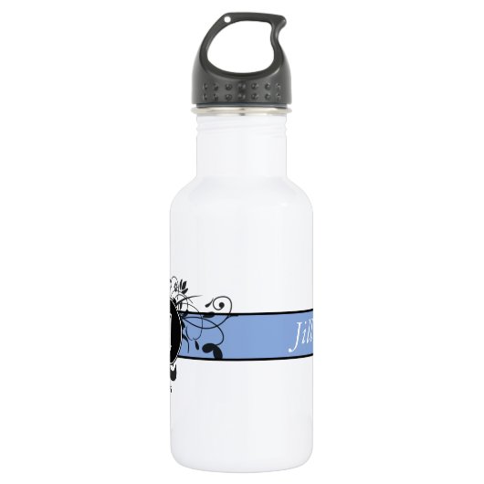 Victoriaans Vlaamse Monogrammen Waterfles (Voorkant)