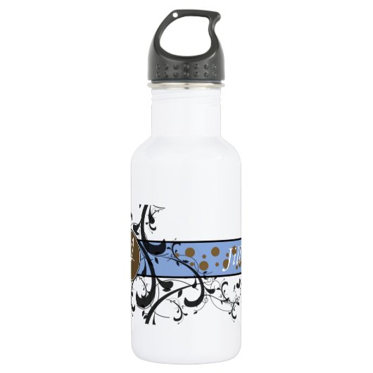 Victoriaans Vlaamse Monogrammen Waterfles (Voorkant)
