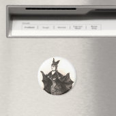 Victoriaans vleermuis - magneet #1 (Insitu (Vaatwasser))