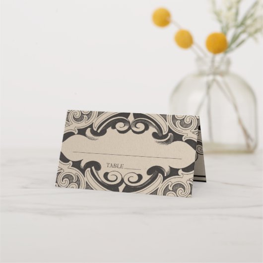 Victoriaans vleermuis tot de dood Black & Tan brui Plaatskaartje (Voorkant)