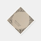 Victoriaans vleermuis tot de dood Black & Tan brui Servet (Hoek)