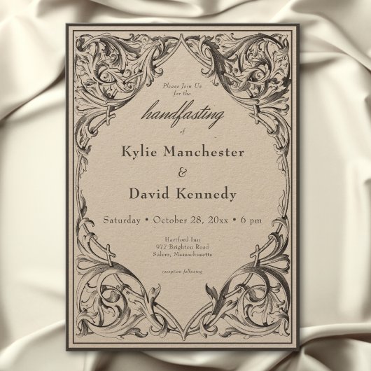 Victoriaans vleermuis tot de dood Black & Tan Hand Kaart