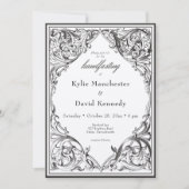 Victoriaans vleermuis tot de dood Black & Tan Hand Kaart (Voorkant)