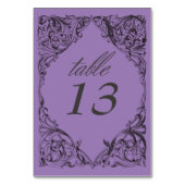 Victoriaans vleermuis tot de dood zwart & Paarse b Kaart (Voorkant)