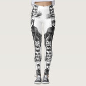  Victoriaans vleermuis vrouw leggings (Voorkant)