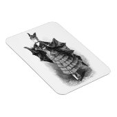  Victoriaans vleermuis vrouwen Magneet (Rechterzijde)