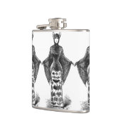  Victoriaans vleermuisvrouw Heupfles (Links)