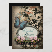 Victoriaans vliegenvlinder kaart (Voorkant / Achterkant)