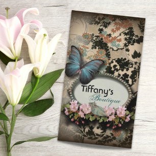 Victoriaans vliegenvlinder visitekaartje