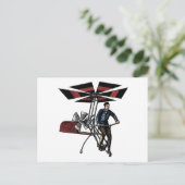 Victoriaans Vliegtuig helikopter Briefkaart (Staand voorkant)