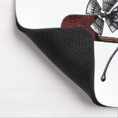 Victoriaans Vliegtuig helikopter Muismat (Hoek)