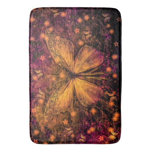 Victoriaans vlinder badmat (Voorkant Verticaal)