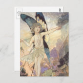  Victoriaans vlinder met Robinson Briefkaart (Voorkant / Achterkant)