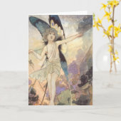  Victoriaans vlinder met Robinson Kaart (Gele Bloem)