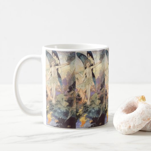 Victoriaans vlinder met Robinson Koffiemok (Met donut)