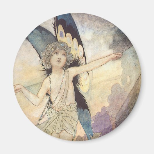  Victoriaans vlinder met Robinson Magneet (Voorkant)