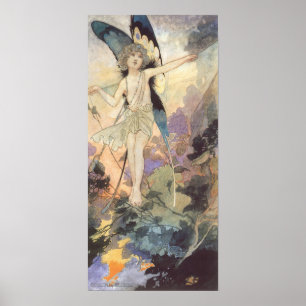  Victoriaans vlinder met Robinson Poster