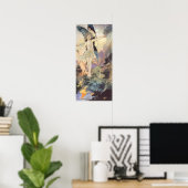 Victoriaans vlinder met Robinson Poster (Thuiskantoor)