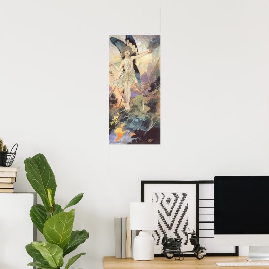  Victoriaans vlinder met Robinson Poster (Thuiskantoor)