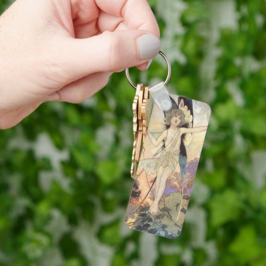  Victoriaans vlinder met Robinson Sleutelhanger (Hand)