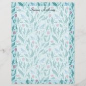 Victoriaans Vogel in Tuin Licht Papier (Achterkant)