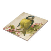 Victoriaans vogelillustratie tegeltje (Zijkant)