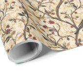 Victoriaans vogelinpakpapier cadeaupapier (Rol Hoek)