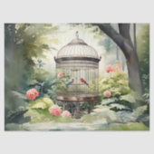 Victoriaans vogelkooi ontkoppeling tissuepapier (Voorkant)