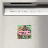 Victoriaans vogelmagneet magneet (Insitu (Vaatwasser))