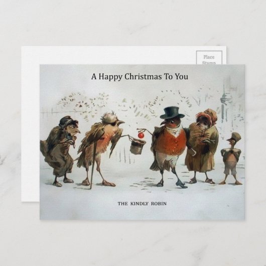  Victoriaans vogels Briefkaart (Voorkant / Achterkant)